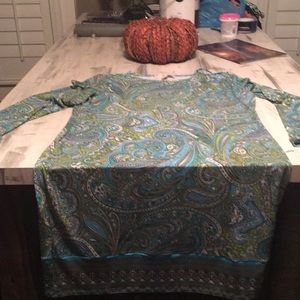 Micheal Kohrs long sleeve print dress